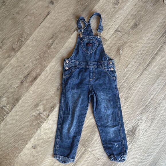 Vintage Jordache Jean Overalls Bibs Size 5T Y2K Retro - Picture 1 of 6